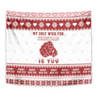 Romantic Christmas Tapestry My Only Wish For Xmas Is You LT05 - Wonder Print Shop