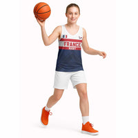 France Rugby Custom Basketball Jersey Go Les Bleus Simple Style - Wonder Print Shop