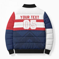 France Rugby Custom Bomber Puffer Jacket Go Les Bleus Simple Style - Wonder Print Shop