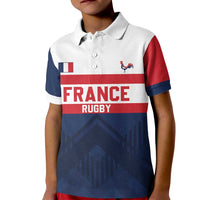 France Rugby Custom Kid Polo Shirt Go Les Bleus Simple Style - Wonder Print Shop