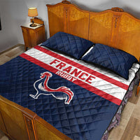 France Rugby Quilt Bed Set Go Les Bleus Simple Style - Wonder Print Shop