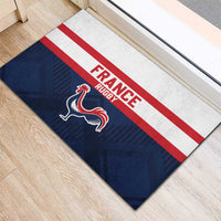 France Rugby Rubber Doormat Go Les Bleus Simple Style - Wonder Print Shop