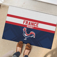 France Rugby Rubber Doormat Go Les Bleus Simple Style - Wonder Print Shop