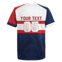 France Rugby Custom Rugby Jersey Go Les Bleus Simple Style - Wonder Print Shop