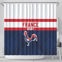 France Rugby Shower Curtain Go Les Bleus Simple Style - Wonder Print Shop