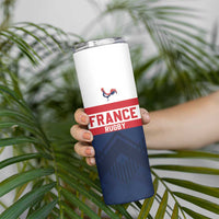 France Rugby Custom Skinny Tumbler Go Les Bleus Simple Style - Wonder Print Shop