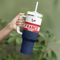 France Rugby Custom Tumbler With Handle Go Les Bleus Simple Style - Wonder Print Shop
