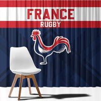 France Rugby Window Curtain Go Les Bleus Simple Style - Wonder Print Shop