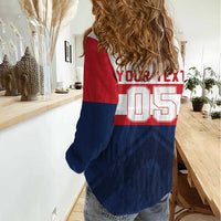 France Rugby Custom Women Casual Shirt Go Les Bleus Simple Style - Wonder Print Shop