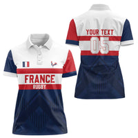 France Rugby Custom Women Polo Shirt Go Les Bleus Simple Style - Wonder Print Shop