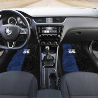 France And New Zealand Rugby Custom Car Mats Les Bleus Rooster With Maori Tiki - Wonder Print Shop