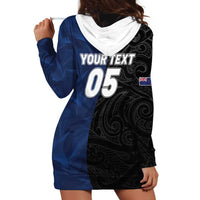 France And New Zealand Rugby Custom Hoodie Dress Les Bleus Rooster With Maori Tiki - Wonder Print Shop