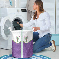 Mardi Gras Crawfish Laundry Basket Western Yoke Glitter Style