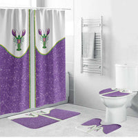 Mardi Gras Crawfish Bathroom Set Western Yoke Glitter Style