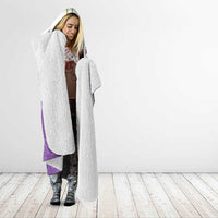 Mardi Gras Crawfish Hooded Blanket Western Yoke Glitter Style