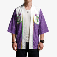 Mardi Gras Crawfish Kimono Western Yoke Glitter Style