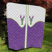 Mardi Gras Crawfish Quilt Western Yoke Glitter Style