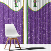 Mardi Gras Crawfish Window Curtain Western Yoke Glitter Style
