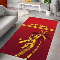 West Indies Cricket Area Rug Vintage Style