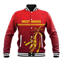 Custom West Indies Cricket Baseball Jacket Vintage Style