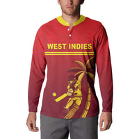Custom West Indies Cricket Button Sweatshirt Vintage Style