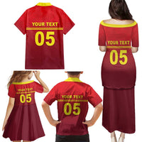 Custom West Indies Cricket Family Matching Puletasi and Hawaiian Shirt Vintage Style