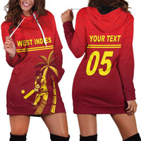 Custom West Indies Cricket Hoodie Dress Vintage Style