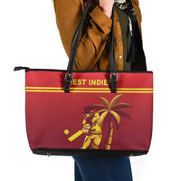West Indies Cricket Leather Tote Bag Vintage Style