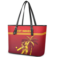 West Indies Cricket Leather Tote Bag Vintage Style