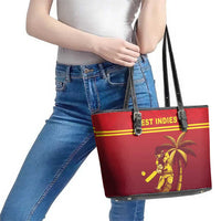 West Indies Cricket Leather Tote Bag Vintage Style