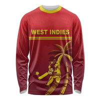 Custom West Indies Cricket Long Sleeve Shirt Vintage Style