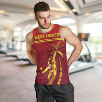 Custom West Indies Cricket Men Tank Top Vintage Style