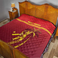 West Indies Cricket Quilt Vintage Style
