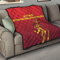 West Indies Cricket Quilt Vintage Style