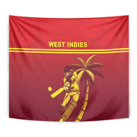 West Indies Cricket Tapestry Vintage Style