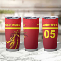 Custom West Indies Cricket Tumbler Cup Vintage Style