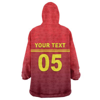 Custom West Indies Cricket Wearable Blanket Hoodie Vintage Style