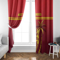 West Indies Cricket Window Curtain Vintage Style