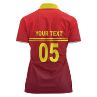 Custom West Indies Cricket Women Polo Shirt Vintage Style