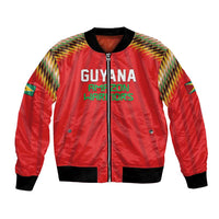 Custom Guyana Cricket Bomber Jacket Go Amazon Warriors