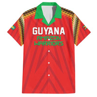 Custom Guyana Cricket Family Matching Long Sleeve Bodycon Dress and Hawaiian Shirt Go Amazon Warriors