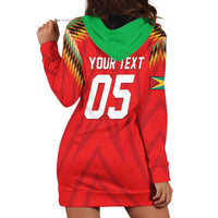 Custom Guyana Cricket Hoodie Dress Go Amazon Warriors
