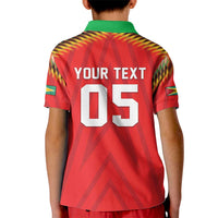 Custom Guyana Cricket Kid Polo Shirt Go Amazon Warriors