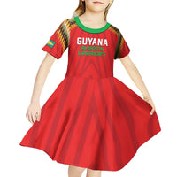 Custom Guyana Cricket Kid Short Sleeve Dress Go Amazon Warriors