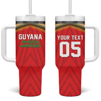 Custom Guyana Cricket Tumbler With Handle Go Amazon Warriors