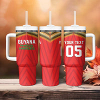 Custom Guyana Cricket Tumbler With Handle Go Amazon Warriors