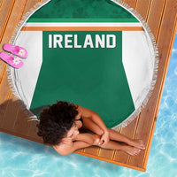 Ireland Rugby Beach Blanket Old Retro Style