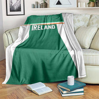 Ireland Rugby Blanket Old Retro Style