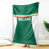 Ireland Rugby Blanket Old Retro Style