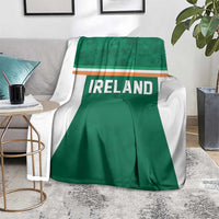 Ireland Rugby Blanket Old Retro Style